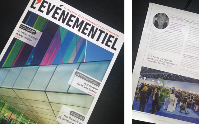 A la une de L’Evénementiel – sept 2016 <!--– -->