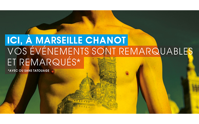 En un mot : « ICI à Marseille Chanot » <!--– -->